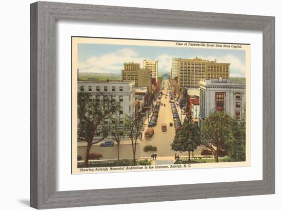 Downtown Raleigh, North Carolina-null-Framed Art Print