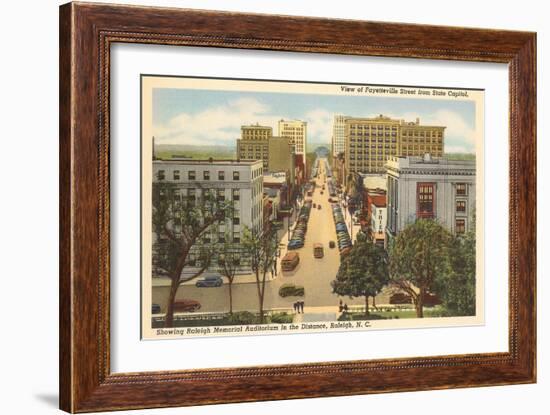 Downtown Raleigh, North Carolina-null-Framed Art Print