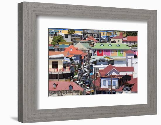 Downtown Roseau, Dominica, Windward Islands, West Indies, Caribbean, Central America-Richard Cummins-Framed Photographic Print