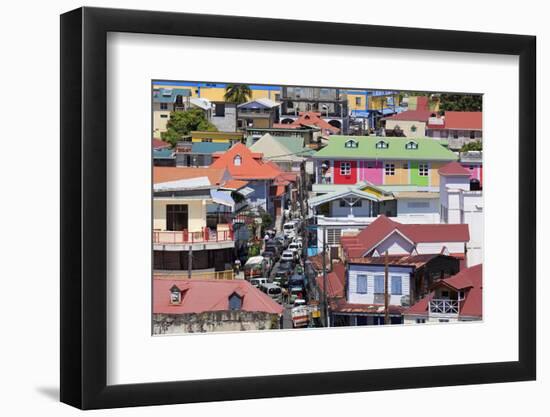 Downtown Roseau, Dominica, Windward Islands, West Indies, Caribbean, Central America-Richard Cummins-Framed Photographic Print