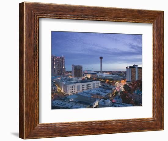 Downtown San Antonio, Texas, USA-Walter Bibikow-Framed Photographic Print