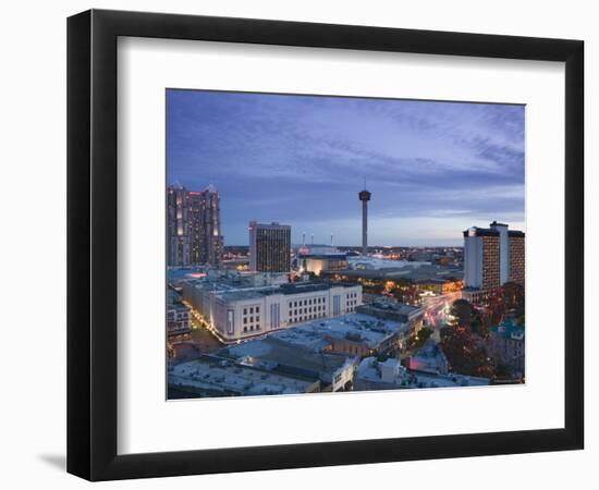 Downtown San Antonio, Texas, USA-Walter Bibikow-Framed Photographic Print