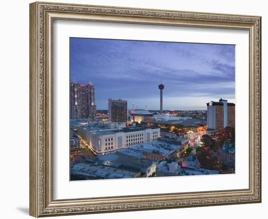 Downtown San Antonio, Texas, USA-Walter Bibikow-Framed Photographic Print