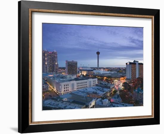 Downtown San Antonio, Texas, USA-Walter Bibikow-Framed Photographic Print