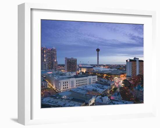 Downtown San Antonio, Texas, USA-Walter Bibikow-Framed Photographic Print