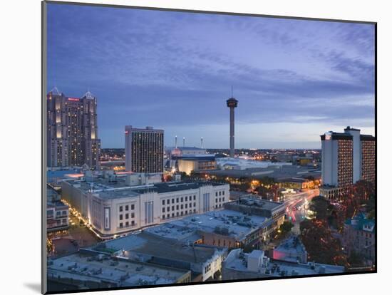 Downtown San Antonio, Texas, USA-Walter Bibikow-Mounted Photographic Print