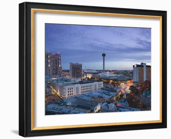 Downtown San Antonio, Texas, USA-Walter Bibikow-Framed Photographic Print