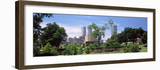 Downtown Skyline from Centennial Park, Tulsa, Oklahoma, USA 2012-null-Framed Photographic Print