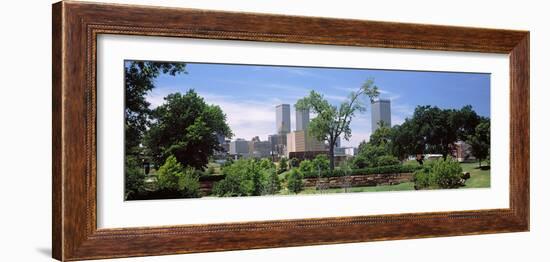 Downtown Skyline from Centennial Park, Tulsa, Oklahoma, USA 2012-null-Framed Photographic Print