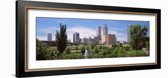 Downtown Skyline from Centennial Park, Tulsa, Oklahoma, USA 2012-null-Framed Photographic Print