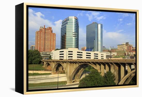 Downtown Skyline, Knoxville, Tennessee, United States of America, North America-Richard Cummins-Framed Premier Image Canvas