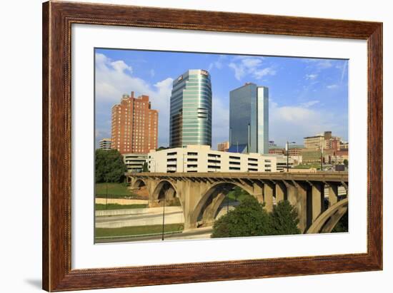 Downtown Skyline, Knoxville, Tennessee, United States of America, North America-Richard Cummins-Framed Photographic Print