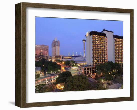 Downtown Skyline, San Antonio, Texas, United States of America, North America-Richard Cummins-Framed Photographic Print