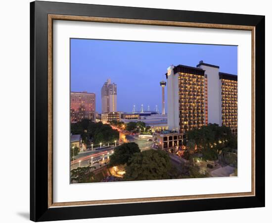 Downtown Skyline, San Antonio, Texas, United States of America, North America-Richard Cummins-Framed Photographic Print