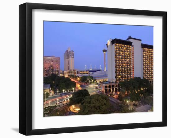 Downtown Skyline, San Antonio, Texas, United States of America, North America-Richard Cummins-Framed Photographic Print