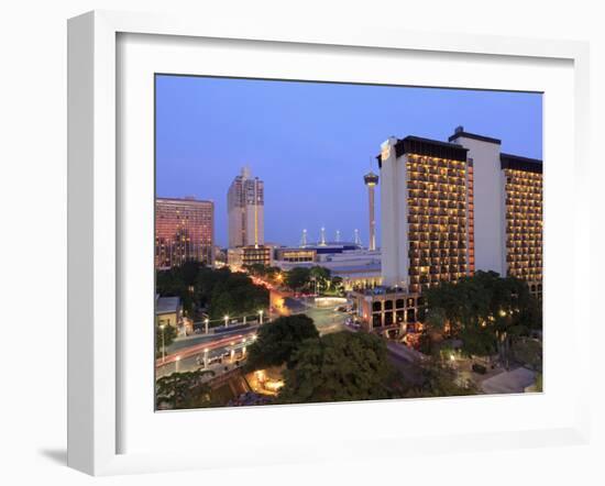 Downtown Skyline, San Antonio, Texas, United States of America, North America-Richard Cummins-Framed Photographic Print