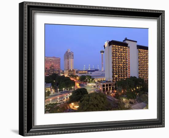 Downtown Skyline, San Antonio, Texas, United States of America, North America-Richard Cummins-Framed Photographic Print