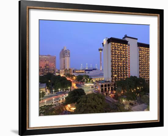 Downtown Skyline, San Antonio, Texas, United States of America, North America-Richard Cummins-Framed Photographic Print