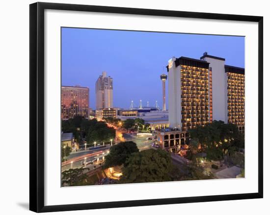 Downtown Skyline, San Antonio, Texas, United States of America, North America-Richard Cummins-Framed Photographic Print