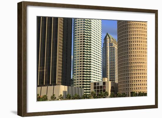 Downtown Skyscrapers, Tampa, Florida, United States of America, North America-Richard Cummins-Framed Photographic Print