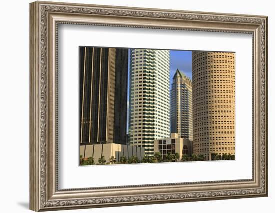 Downtown Skyscrapers, Tampa, Florida, United States of America, North America-Richard Cummins-Framed Photographic Print