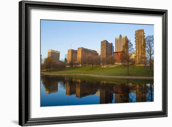 Downtown St. Louis, Missouri, as Seen from the Reflecting Pool-Jerry & Marcy Monkman-Framed Photographic Print