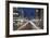 Downtown Street at Dusk, Hiroshima, Hiroshima Prefecture, Japan-Ian Trower-Framed Photographic Print