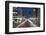 Downtown Street at Dusk, Hiroshima, Hiroshima Prefecture, Japan-Ian Trower-Framed Photographic Print