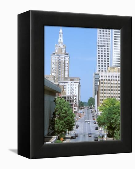 Downtown, Tulsa, Oklahoma-Mark Gibson-Framed Premier Image Canvas