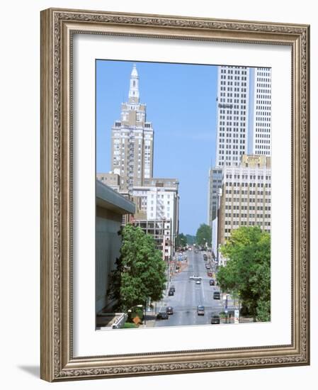 Downtown, Tulsa, Oklahoma-Mark Gibson-Framed Photographic Print