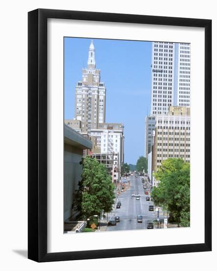 Downtown, Tulsa, Oklahoma-Mark Gibson-Framed Photographic Print