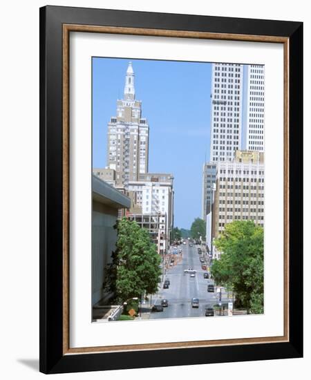 Downtown, Tulsa, Oklahoma-Mark Gibson-Framed Photographic Print