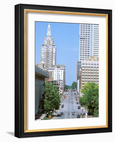 Downtown, Tulsa, Oklahoma-Mark Gibson-Framed Photographic Print