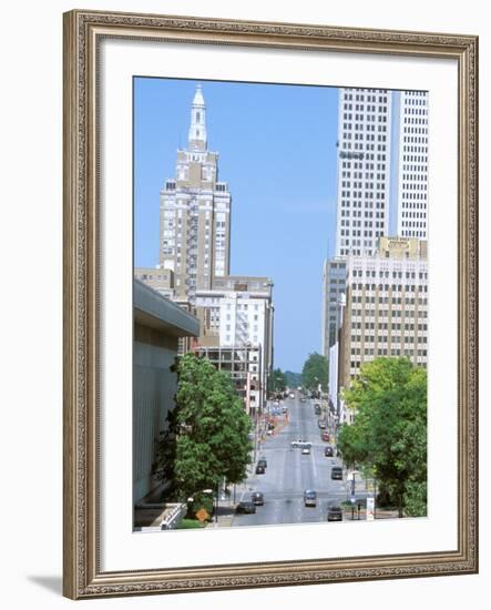 Downtown, Tulsa, Oklahoma-Mark Gibson-Framed Photographic Print