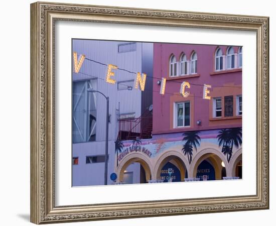 Downtown Venice Beach, Los Angeles, California, United States of America, North America-Richard Cummins-Framed Photographic Print