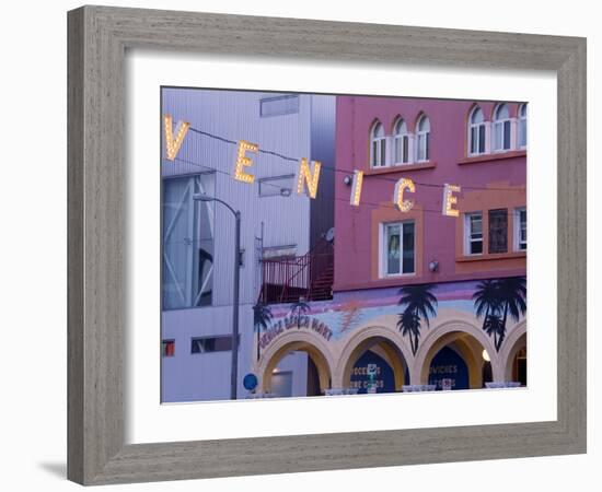 Downtown Venice Beach, Los Angeles, California, United States of America, North America-Richard Cummins-Framed Photographic Print