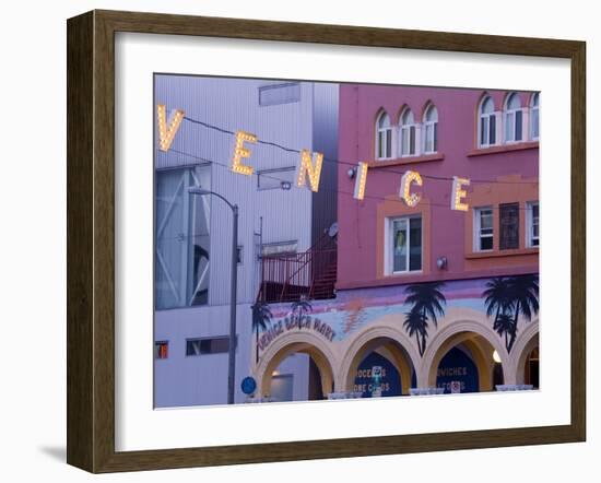 Downtown Venice Beach, Los Angeles, California, United States of America, North America-Richard Cummins-Framed Photographic Print