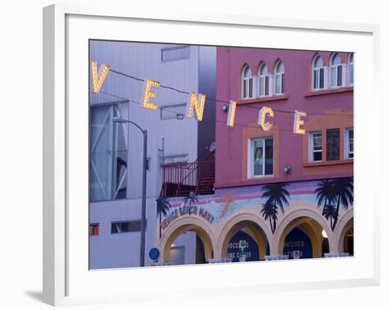 Downtown Venice Beach, Los Angeles, California, United States of America, North America-Richard Cummins-Framed Photographic Print