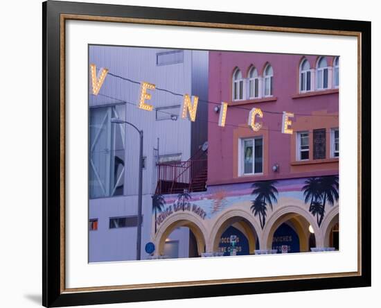 Downtown Venice Beach, Los Angeles, California, United States of America, North America-Richard Cummins-Framed Photographic Print