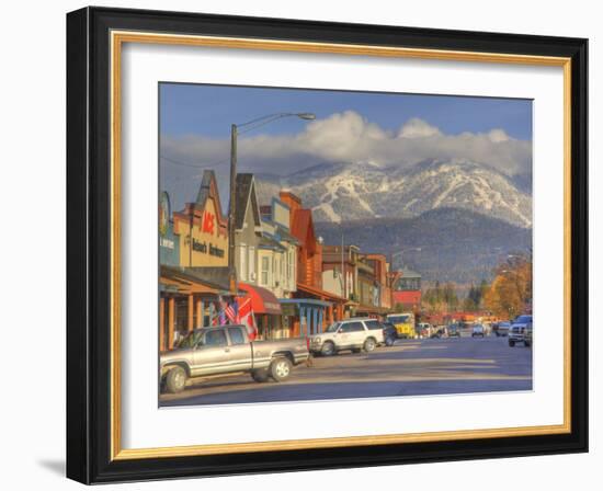 Downtown Whitefish, Montana, USA-Chuck Haney-Framed Photographic Print