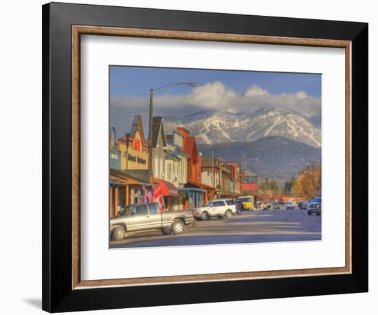 Downtown Whitefish, Montana, USA-Chuck Haney-Framed Photographic Print