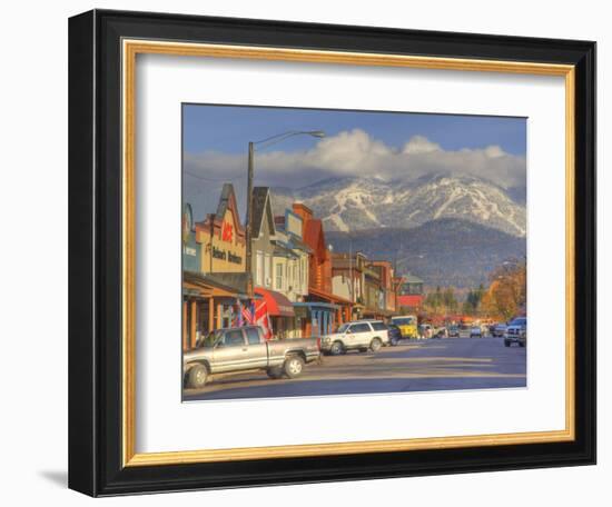 Downtown Whitefish, Montana, USA-Chuck Haney-Framed Photographic Print