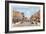 Downtown, Whiting, Indiana-null-Framed Art Print