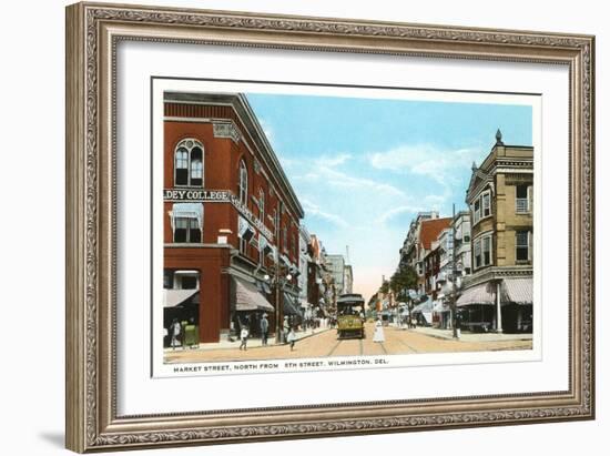 Downtown Wilmington, Delaware-null-Framed Art Print