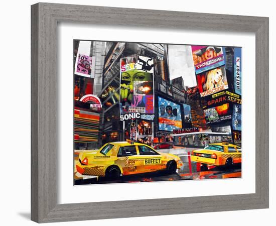 Downtown-James Grey-Framed Art Print