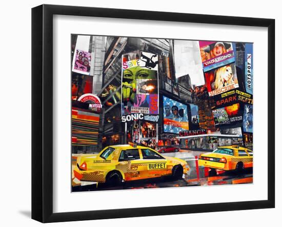 Downtown-James Grey-Framed Art Print