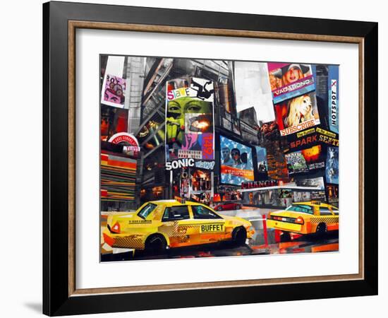 Downtown-James Grey-Framed Art Print