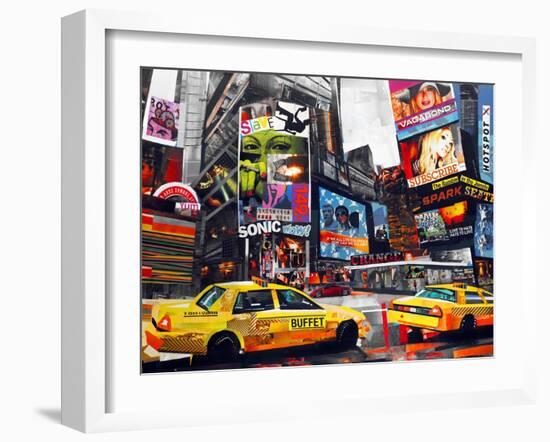 Downtown-James Grey-Framed Art Print