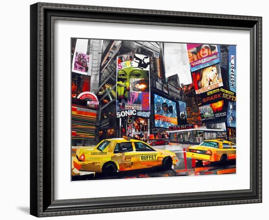 Downtown-James Grey-Framed Art Print