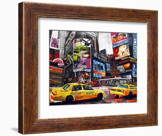 Downtown-James Grey-Framed Art Print